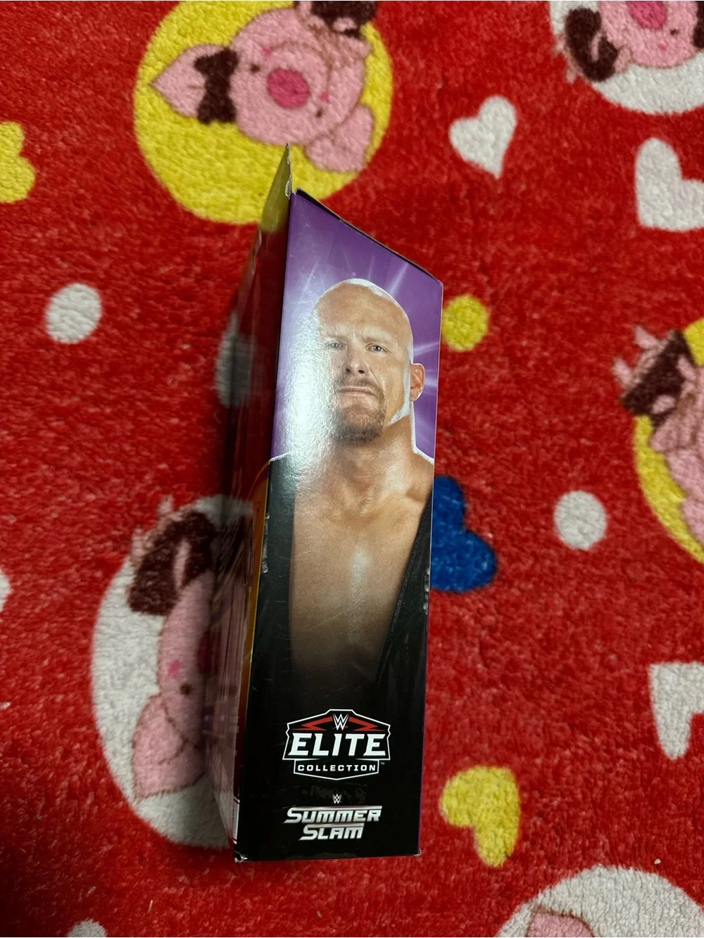 WWE Stone Cold Steve Austin Action Figure - Black, Purple, Yellow